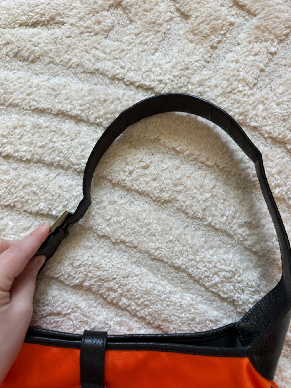 S/S 1999 GUCCI Jackie Tom Ford Runway Campaign Nylon Orange Las Vegas Hippies - Picture 5 of 11